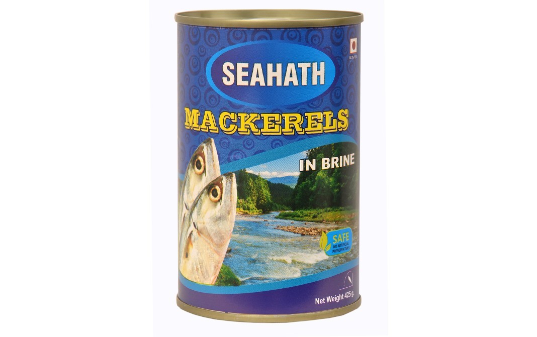 Seahath's Mackerels In Brine    Tin  425 grams